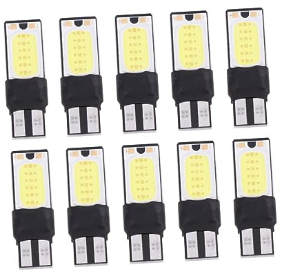 SOPOTUTU 10pcs Cob Ultra-Thin Led Indicator Lamp High Power Car Show Wide Light Wide-Angle Illumination for License Plate Lamp
