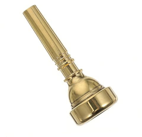 Cabilock Bocchino Professionale per Tromba in Ottone Oro Sensazione, Accessorio Pratico per Studenti e Principianti, Sostituzione Efficiente per Tromba
