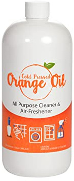 Bluewater Chemgroup Premium Cold Pressed Orange Oil Concentrate- 32 oz (with D-Limonene), Concentrated Cold Pressed Orange Oil Blend - All-Purpose Citrus Cleaner and Degreaser Blend