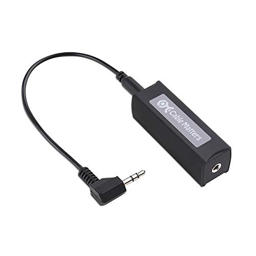 Cable Matters Entstörfilter (Ground Loop Isolator) 3,5 mm Car Audio Entstörfilter für Auto-Audio System, Heim Audio geräte und mehr