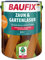 BAUFIX Zaun & Gartenlasur douglasie, seidenglänzend, 5 Liter, Zaunfarbe, atmungsaktive Zaunfarbe braun, für Zäune & Holz im Freien geeignet