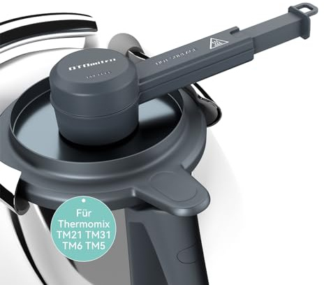 OTOmitra Dampfumleiter für Thermomix TM6 TM5 TM31, BPA Frei, Grau | Dampfumleitung zum Schutz von Küchen Hängeschränken, Dampfableiter, Dampfumlenk Aufsatz, Thermomix Zubehör