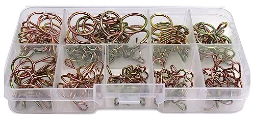 GTIWUNG 100 Stück 5-14mm Schlauchklemmen Benzinschlauch Klemme Schlauchschelle Verschluss Federschlauch Clips Kraftstoffleitung Schlauch Wasser Luftschlauch Federklemmen Klemmen Sortiment Kit,10 Größe