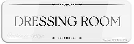 Acrylic Sign - Acrylic Sign Dressing Room Wall Or Door Signlong Lasting With Double Sided Tape In The Back - 9x3 inch
