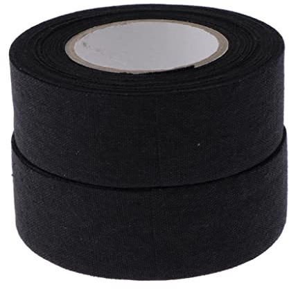 Pegciuho 2 Rollen Hockey Tape Hockey Ice Hockey mit Poly-Baumwolle Hohe Reißfestigkeit Leicht zu Zerreißen für