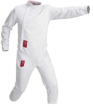 RJPzidK Fechtanzug 3-teiliges Sets (Hose/Jacke/Weste) 350N Anti-Dorn-Gewebe Fecht-Trainingskleidung Fecht-Trainingsgerät Jacke Weste Hose Sets für Linkshänder Florett-Degensäbel(#54)