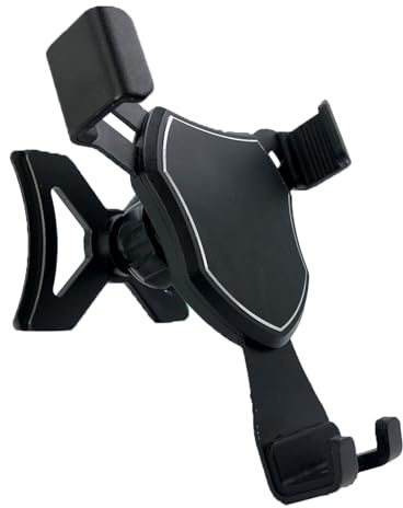 NewTH Soporte para teléfono de coche para Audi A3 8P S3 (2004 a 2013), diseño mejorado, aleación de aluminio, rotación por gravedad, bloqueo automático, estable, sin fluctuaciones, fácil de instalar,