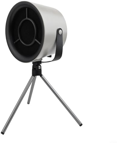 Efficiently Designed Portable Kitchen Exhaust Fan with Detachable Parts for Convenient Cleaning and Use (black gray)