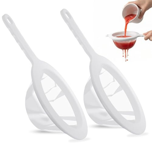 Matwsec 2PCS Extra Fine Mesh Strainer 120/200 Mesh