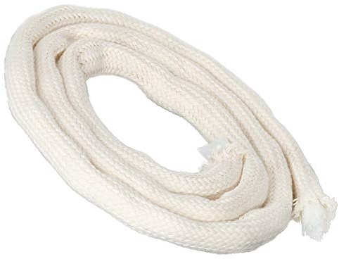 NKlaus Docht 0,5m mit Glasfaser Ø 15mm für Spirituslampe Öllampe für gereinigtes Lampenöl Paraffinöl Dauerdocht Gartenfackel Petroleumlampe 1268