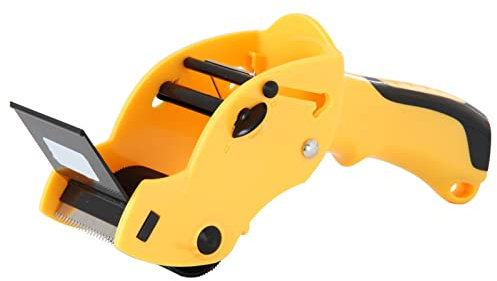 Yirepny Verpackungsklebebandabroller, wasseraktivierter Klebebandabroller für Bänder bis zu 7,6 cm Breite, Klebebandabroller, Versiegelung, Bürobedarf, Gelb