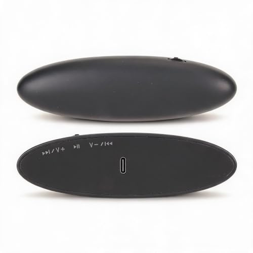 Mini Bone Conduction Pillow Speaker, Bluetooth 5.0+EDR Portable Speaker, Ultra Slim Pillow Speaker for Sleeping Travel Business Trip