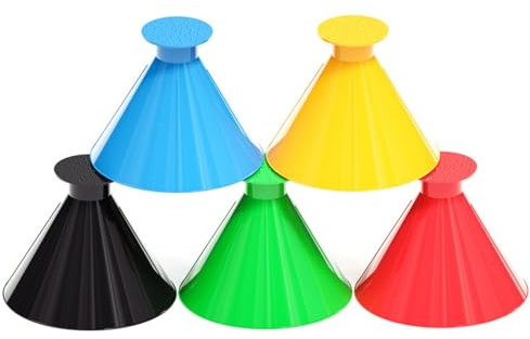 5 Stücke Auto Eiskratzer Mit Trichter Eiskratzer Auto Rund Magischer Schneeschaufel Entfernen Schnee Magischer Schneeräumung Effektiver Autos Ice Scraper Car Windscreen