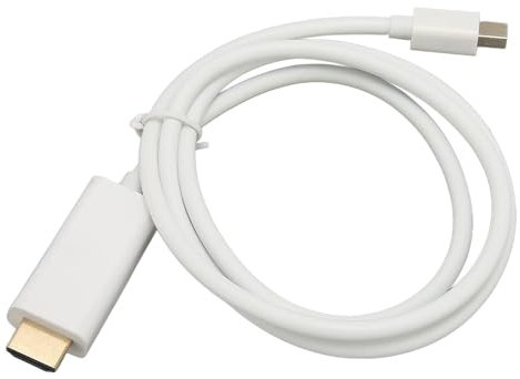 Adaptador Mini DisplayPort a HDMI, Cable Adaptador Mini DP a HDMI Macho a Macho, Cable Convertidor Mini DisplayPort para Computadora Portátil, PC, Monitor, Proyector (1 Metro)