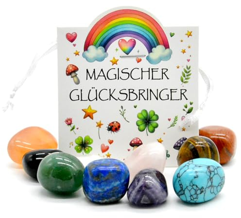 RFBEUTEL 10 pietre portafortuna magiche portafortuna per bambini, regalo di compleanno