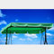 VWACBOAW Columpio de Hollywood, techo de repuesto, columpio de 210 x 145 cm, impermeable, resistente al viento, resistente al desgarro, tela de poliéster, anti-UV, resistente al polvo. (250 x 190 cm,
