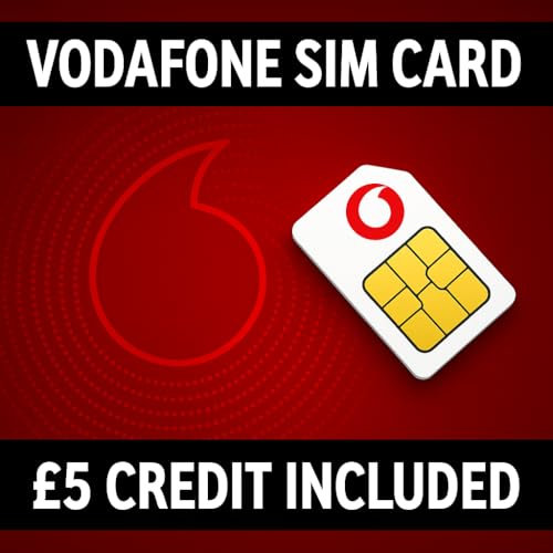 vodafone pay as you go sim card UK - with £5 credit