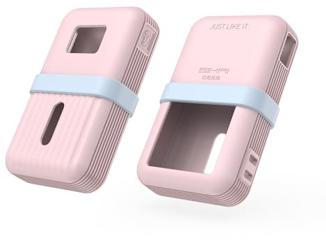 Silicone Protective Case for Anker 10,000mAh 30W Power Bank/10,000mAh 35W Power Bank/20,000mAh 30W Power Bank/20,000mAh 35W Power Bank (20000mAh（30W/35W）Pink)