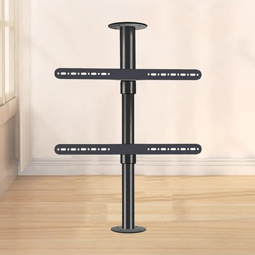 XYEJL Verstellbare TV Halterung LCD TV 360 Grad Drehbarer Rahmen,Bodenständer,Trennwand,Drehbares Gestell,Drehbarer TV-Schrank,Drehbare Basis,Passend Für 32–75 Zoll LED-Bildschirm,85cm