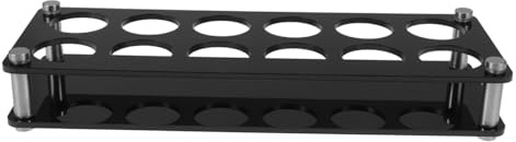 MAGICLULU Slot Acrylic Shot Glass Rack Stand Holes for Tequila Cocktail Glasses Space-saving Bar Display Organizer Tray for Club Ktv Home Parties