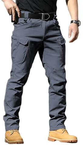 Pantaloni Uomo Pantaloni Da Lavoro Uomo Da Lavoro Multitasche Cargo Giardinaggio Invernali Estivi Militare Trekking Pelle Felpati Trousers for Men Vestito Caccia Leggeri Pantalone Tuta 4Xl Tattici