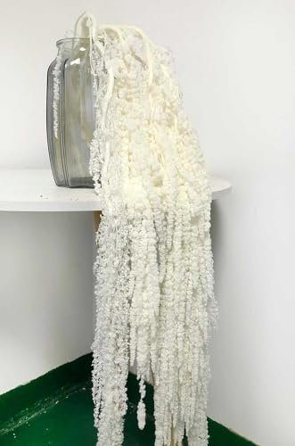 Vid de glicina de amaranto preservada seca para decoración de boda, ramo floral colgante para pared del hogar o centro de mesa
