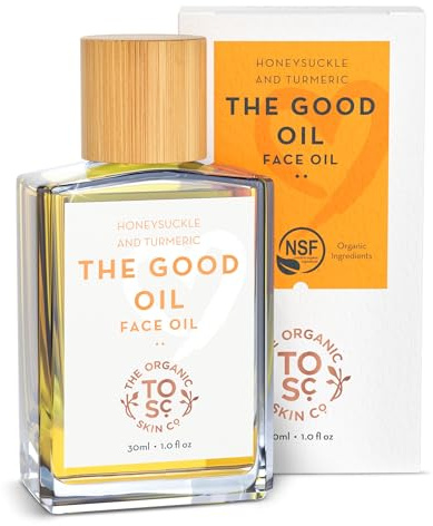 Gua Sha Oil for Face Care - Skin Brightening Serum for Dark Spots Fine Lines & Wrinkles with Organic Jojoba Calendula Sunflower & Turmeric Oil for Face Hydration Glow & Even Skin Tone (30mL)