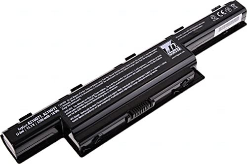 T6 Power Laptop Akku Gateway Teilenummer AS10D51 Li-Ion 11.1V 5200mAh (58Wh) schwarz
