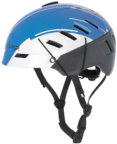 C.A.M.P. Casco Voyager, Unisex Adulto, Bianco/Azzurro, 57-62 cm