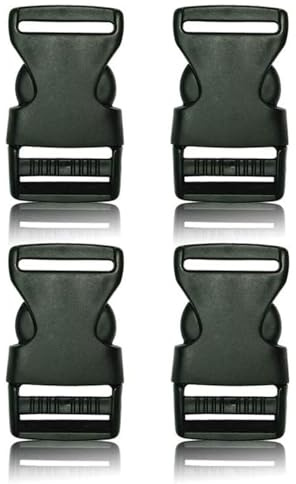 BOB-KRAFT - Steckschnalle 20mm / 25mm / 30mm / 40mm / 50mm, Steckverschluss, Kunststoff Klickverschluss, Klippverschluss, Schnallen für Beckengurt, Ersatzschnalle für Rucksack, MADE IN EU