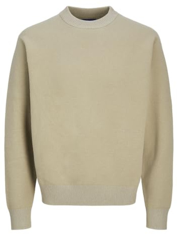 JACK&JONES Jorvesterbro Knit Crew Neck SN, Salvia Argento, S