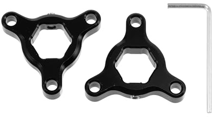 Motoforti Regolatori Di Precarico Forcella Nero 2 Pezzi Per Moto | Lega Di Alluminio CNC, Nero, Per Motociclisti Da Corsa, Sostituzione Diretta, Resistente Alla Corrosione
