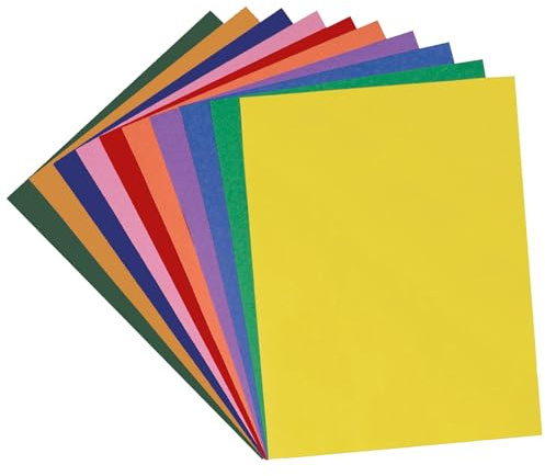 KUBDPQOR Bastelpapier, 50 Blatt Bastelpapier Bunt, Vielseitig Basteln Buntpapier, Bastelkarton & Plakatpapier, Malpapier, Fotokarton, DIY Kreativ Bedarf, Cardstock Glitzerpapier, Fotokarton