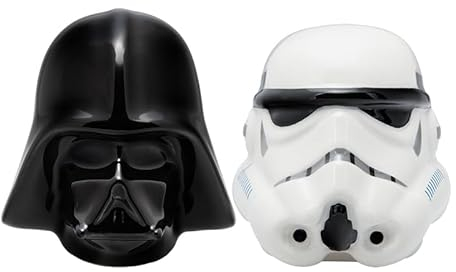 Star Wars Salt and Pepper Shakers Officially Licensed Disney Stormtrooper & Darth Vader Ceramic Set for Kitchen & Home Decor, Housewarming Gift for Movie Fans Comic and Gaming Kitchenware | Paladone