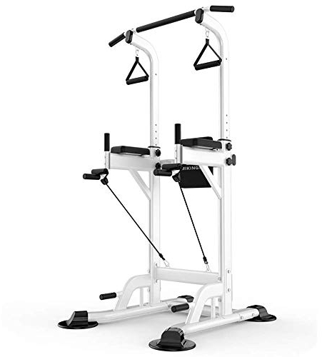 KOOFUR Hantelset für Zuhause, parallele Langhantel, parallele Halterung, multifunktionale Kniebeugen-Fitnessübungen, Hantelablage, kann 300 kg tragen, Krafttrainings-Hantelbank