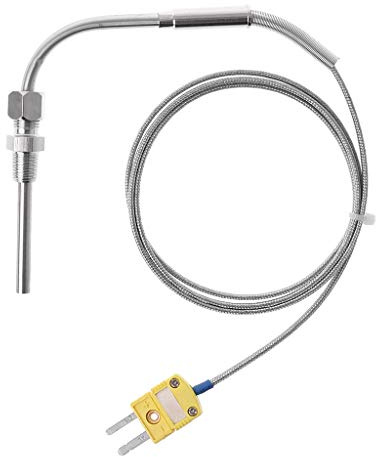 EGT Thermocouple For Exhaust Temp Probe With Exposed Tip & Connector K Type 1 Meter Length 0-1250 ℃