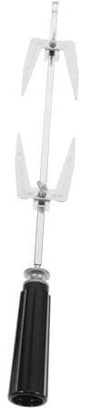 ULTECHNOVO Fourchettes à Rôtisserie Robustes Tiges De Broche Pour Barbecue Poignée Résistante Chaleur Vis De Sécurité Incluses Outil De Cuisson Polyvalent Pour Viande Et Poulet