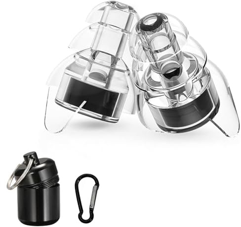 Tuesoa for Zound Earplugs for Concerts,Earplugs for Motorcycle,for Zound Earplugs for Musicians with Carrying Case for Concerts