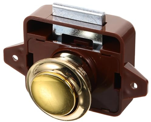 Artibetter Serrature Push Button in Lega Di Zinco Per Armadi e Camper Barche e Yacht Blocco Senza Chiave Per Mobili Rv Design Elegante e Funzionale Blocca Porte in Movimento