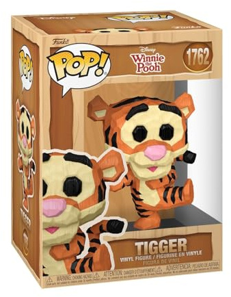 Funko POP! Disney Winnie the Pooh - Tigger (Whittled) | Official Merch - Collectable Vinyl Figurine for Shelf Display - Birthday Gift Idea for Fans and Collectors