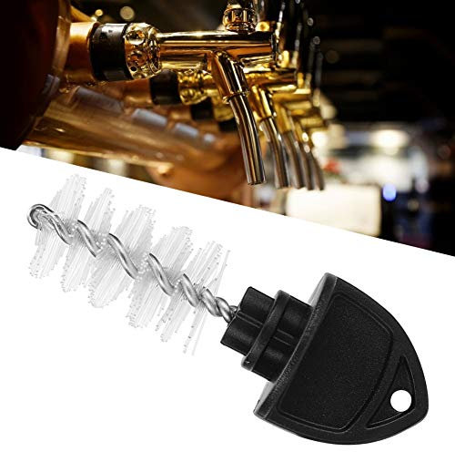 Naroote Flaschenbürste, Bier Zapfhahn Stecker Pinsel, Bürste Flasche, Bierzapfhahn Bürsten, 15 Stücke Bier Zapfhahn Stecker Pinsel Wasserhahn Reiniger Nylon Reinigungsbürste Hause Brauen Zubehör