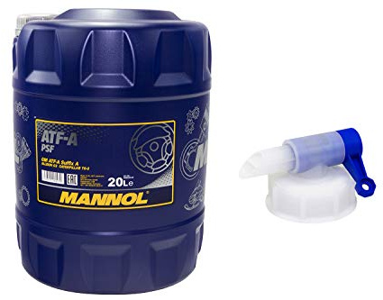Hydraulikflüssigkeit Servoöl MANNOL ATF-A PSF 20 Liter inkl. Auslasshahn