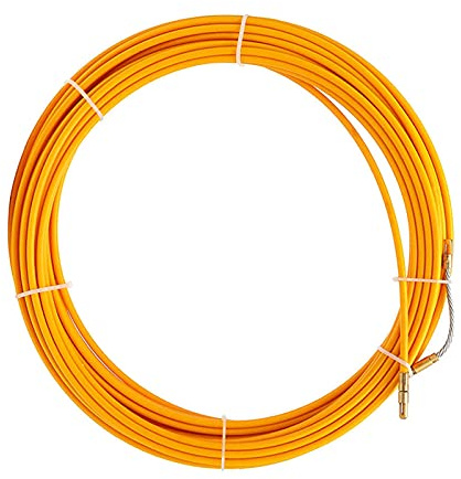 Guia Pasacables 6 Mm Cable Eléctrico De Fibra De Vidrio Extractores De Empuje Carrete De Cable Conducto Serpiente Rodder Cinta De Pescado Herramienta De Ayuda Para Enhebrar Alambre-20M