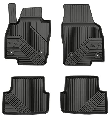 FROGUM No.77 Alfombrillas para Coche Alfombras para Seat Arona Desde 2017, para Seat Ibiza V Desde 2017 | Borde Alto | para Todo el año | Tamaño