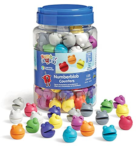 Learning Resources Numberblocks Numberblob-Spielfiguren, Mathematik-Spielfiguren, Unterrichtsmaterial für den Matheunterricht, ab 3 Jahren