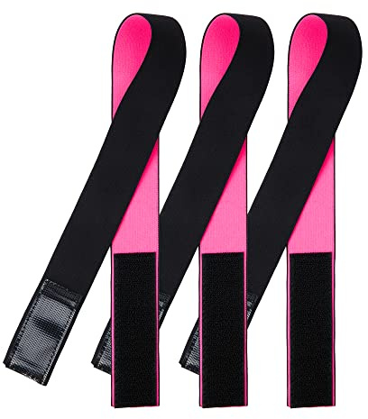 3 Stück Elastisches Perückeband, Elastic Wig Bands zum Schmelzen von Spitze, Perückengriffband Perücken Grip, Verstellbares Nylonkanten Stirnbänder Haarperücken Haarbänder, Frauen Frontal Lay-Schal