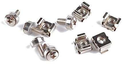 CLISPEED Käfigmutter 20st Käfigmuttern Und Edelstahl Rack-montageschrauben Und Käfigmuttern M5 Quadratisches Loch Waschmaschine