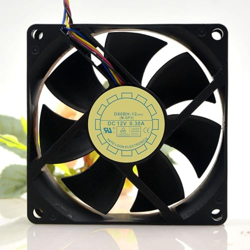 Cooling Fan 8025 12V 0.30A D80BH-12 (HH) 3-wire CPU main board power fan