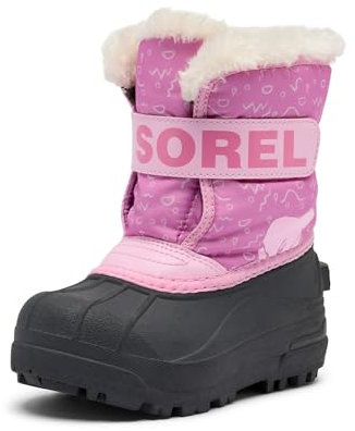 Sorel Barns Snow Commander Stövel, Barns Snow Commander Stövel, Vattentät Yttermaterial, Säker Grepp, 200 g Isolering, Varm Fleecefoder - Ungdom Unisex Liten