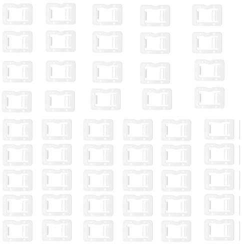 Inserti per prese elettriche allentate, confezione da 50 pezzi, trasparenti, stabilizzatori con la maggior parte delle prese di alimentazione